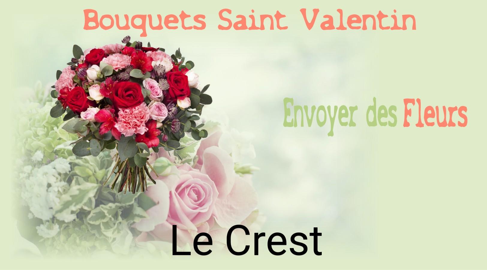 Roses de Saint-Valentin livrées à Le Crest